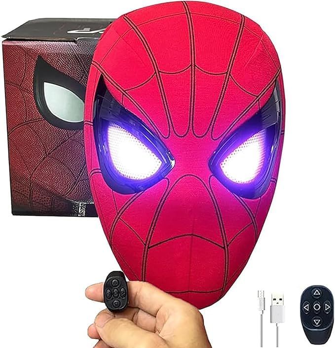 Realistic Spiderman Mask With Moving Eyes