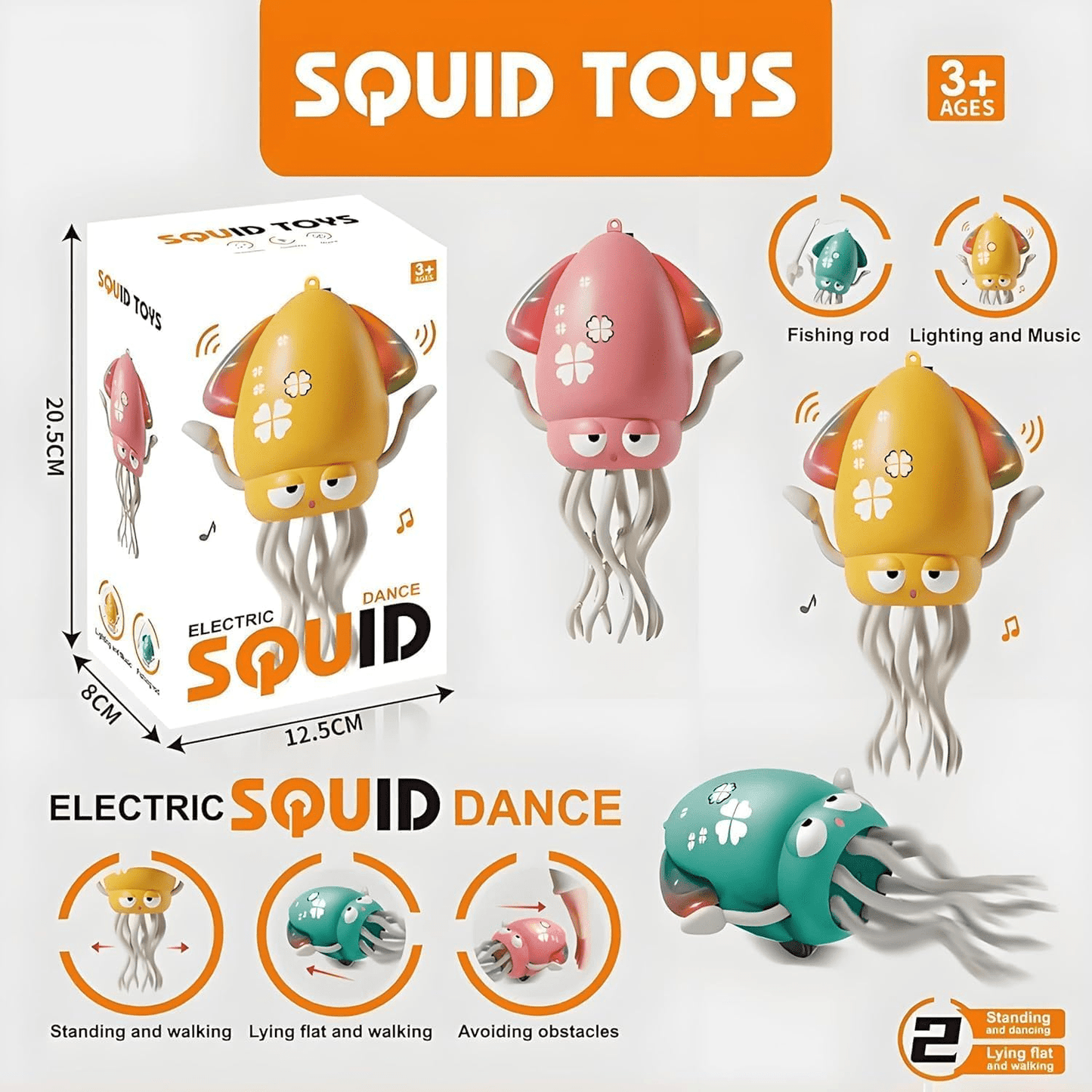 Electric Dancing Octopus Toy