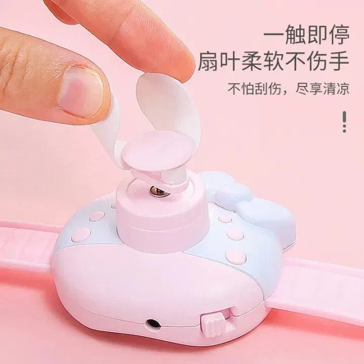 Mini Wrist Outdoor Rechargeable Cute Watch Fan