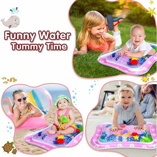 Premium Baby Inflatable Water Tummy Time Mat (Pink)