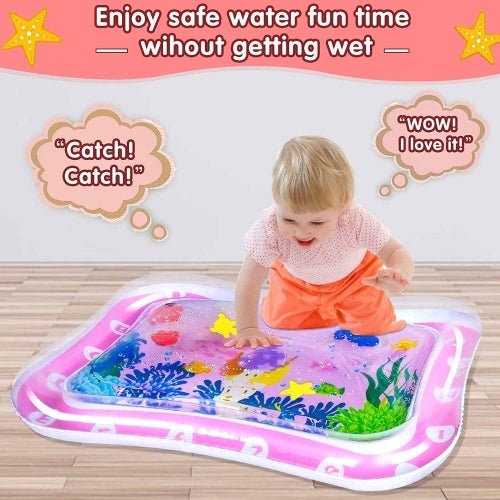 Premium Baby Inflatable Water Tummy Time Mat (Pink)