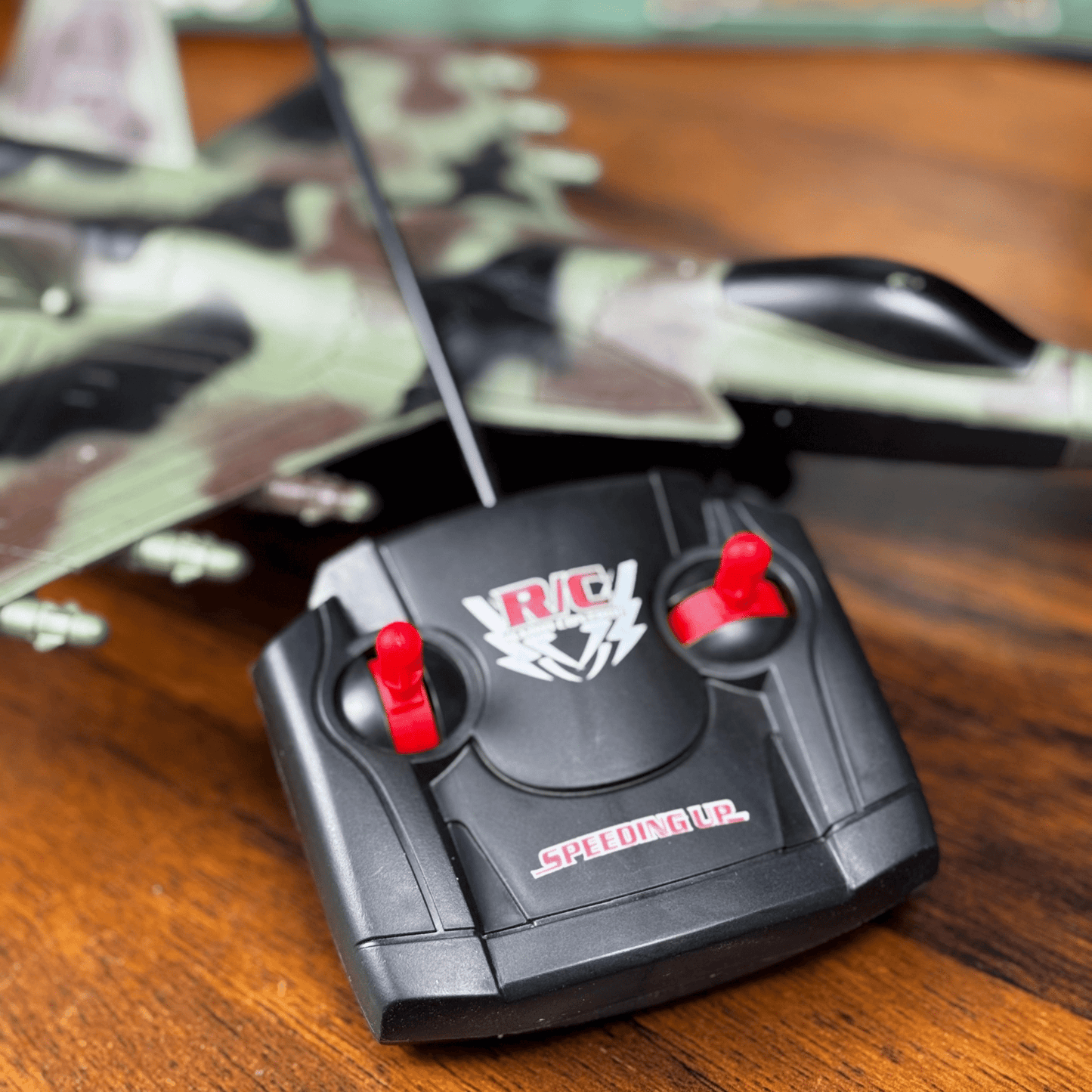 Remote Control Non-Flying Fighter Jet For Kids