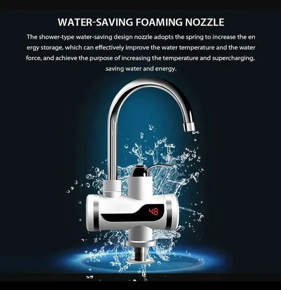 Electric Heating Water Faucet Digital Display
