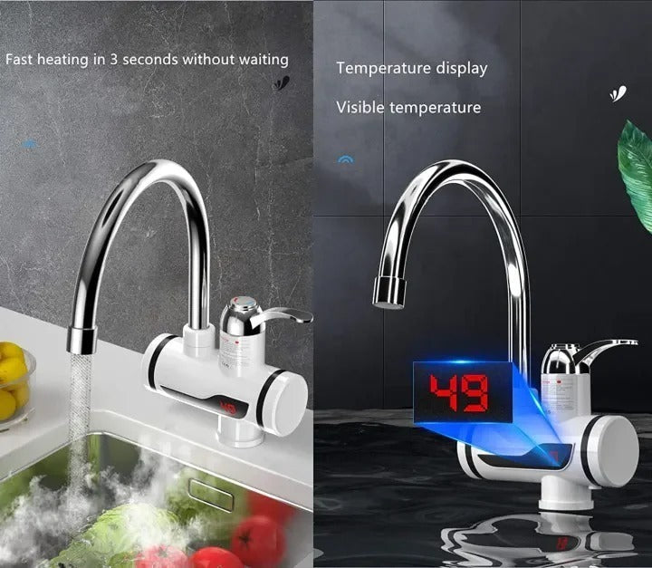 Electric Heating Water Faucet Digital Display