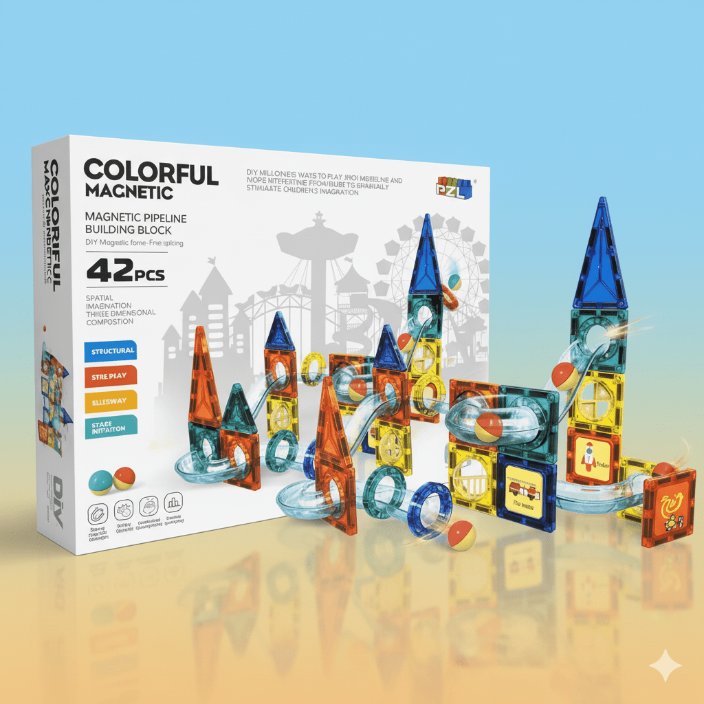 Tiles Magnetic Building Blocks for Kids