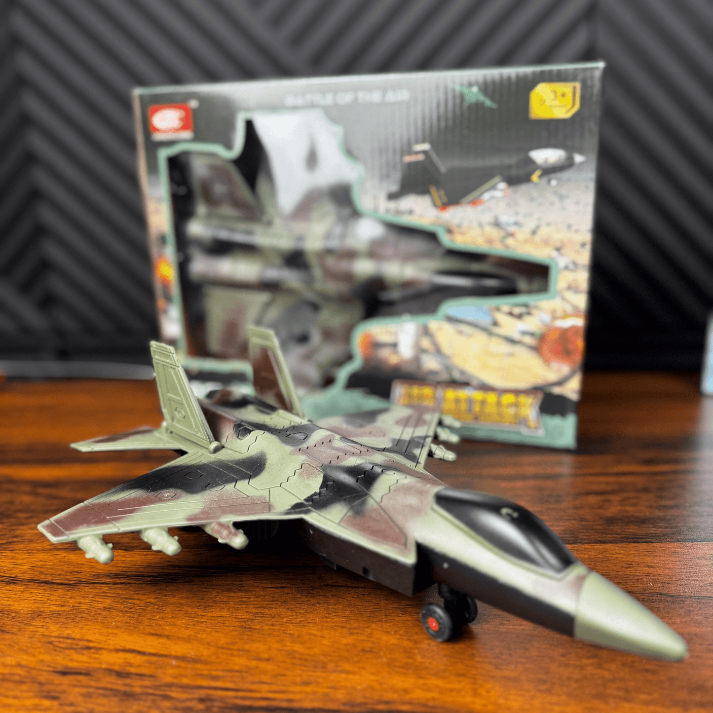 Remote Control Non-Flying Fighter Jet For Kids