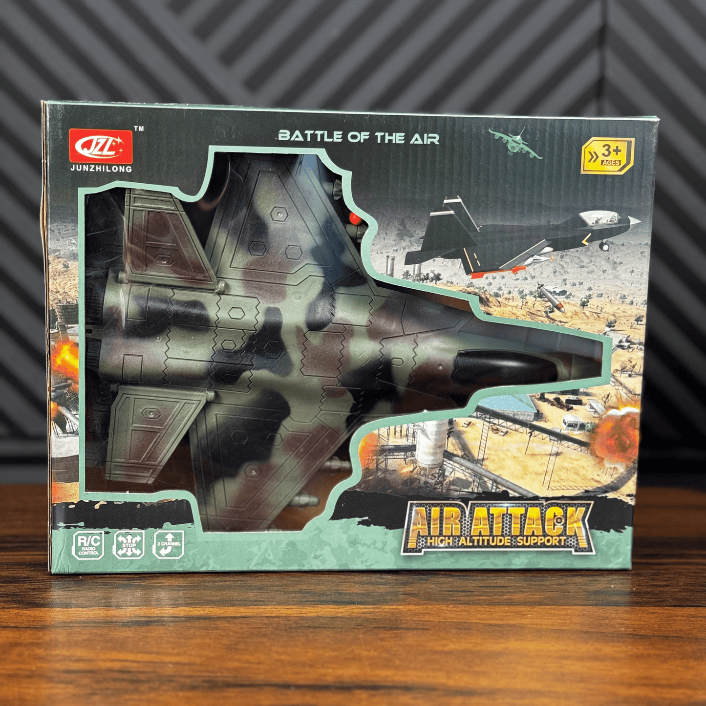 Remote Control Non-Flying Fighter Jet For Kids