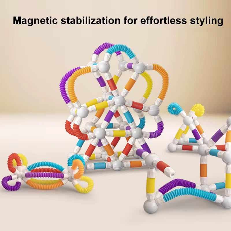 Flexible Magnetic Tube Building Blocks (26pcs)