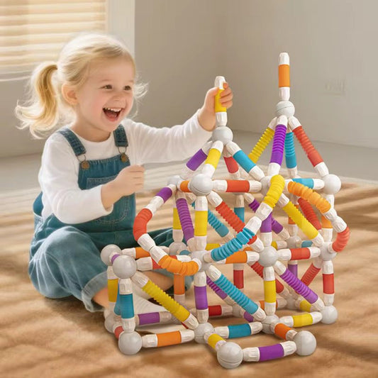 Flexible Magnetic Tube Building Blocks (26pcs)