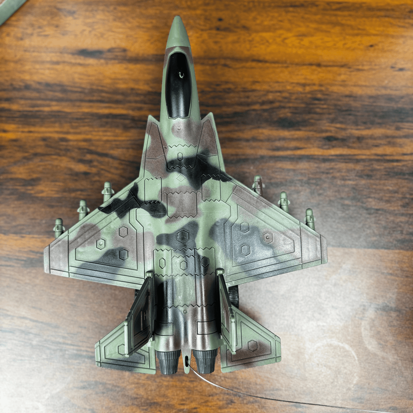 Remote Control Non-Flying Fighter Jet For Kids