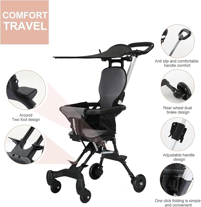 Foldable & Light Weight Baby Stroller | Baby Carrier