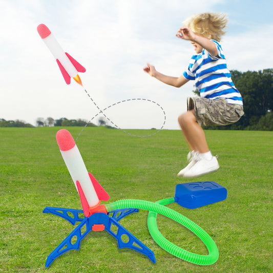 Outdoor Stomp Rocket Launcher Game for Kids