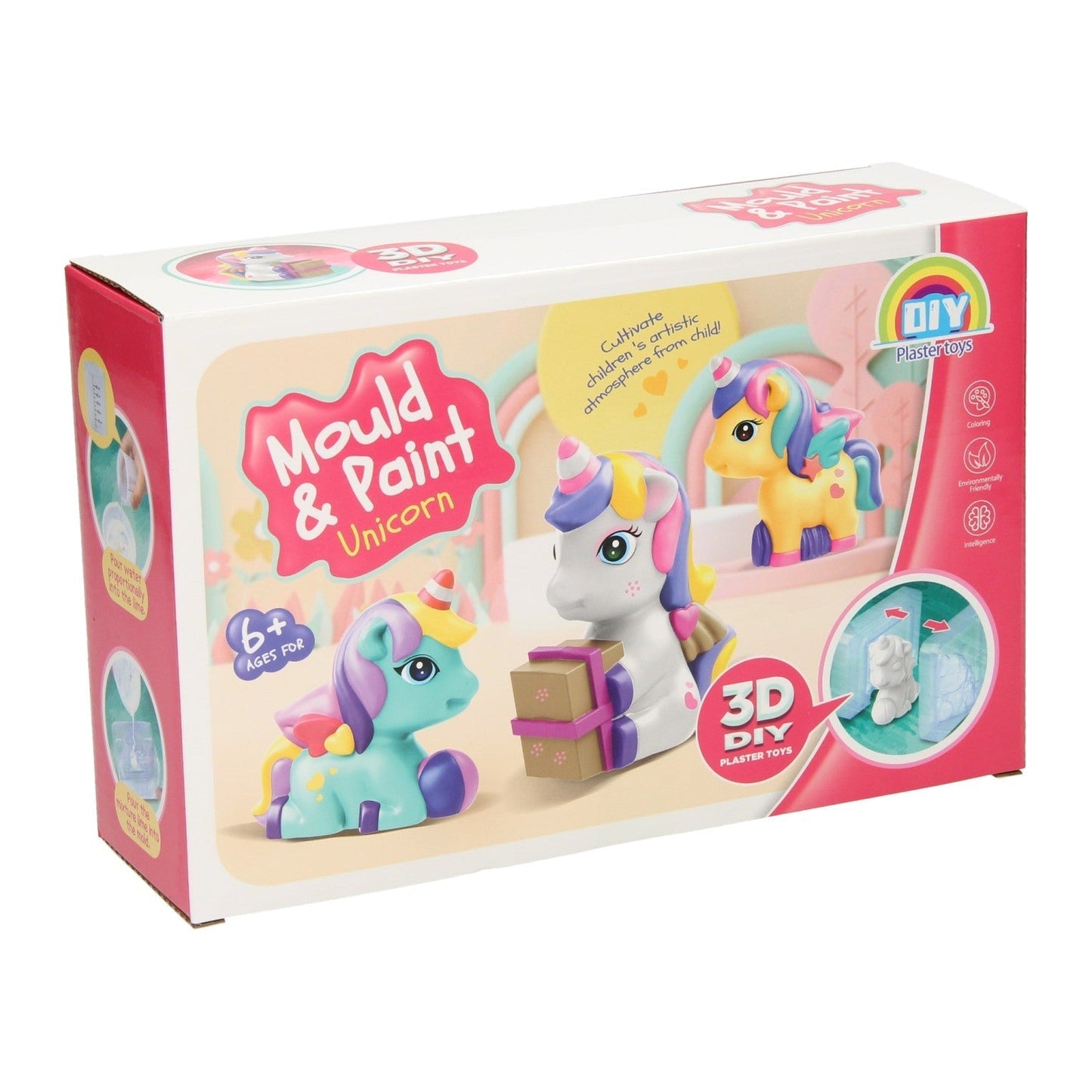 DIY 3D Unicorn Mould & Painting For Kids