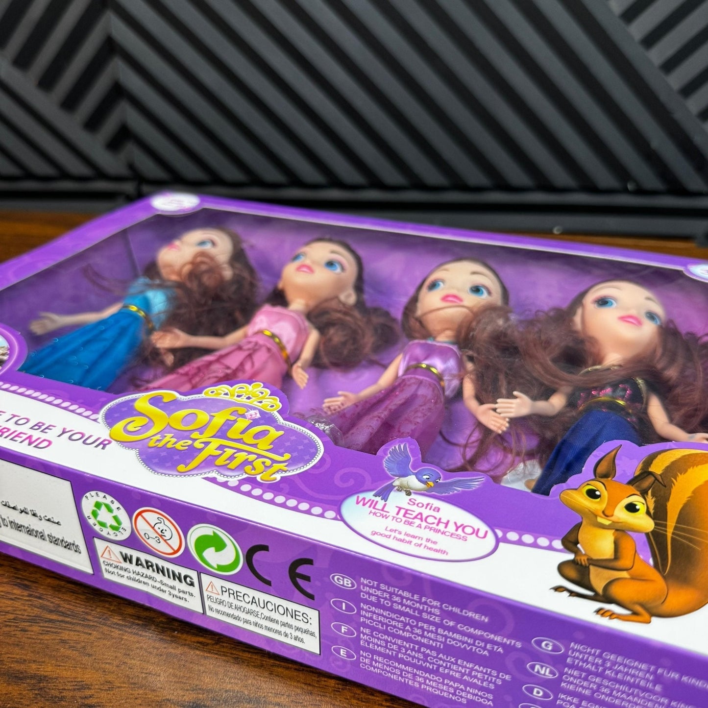 4 in 1 Sofia Princess dress up Doll toy
