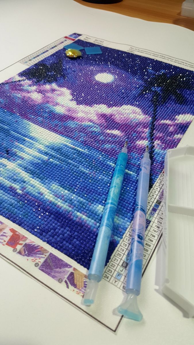 5D Diamond Painting Kit For Home Decoration (Random Designs)