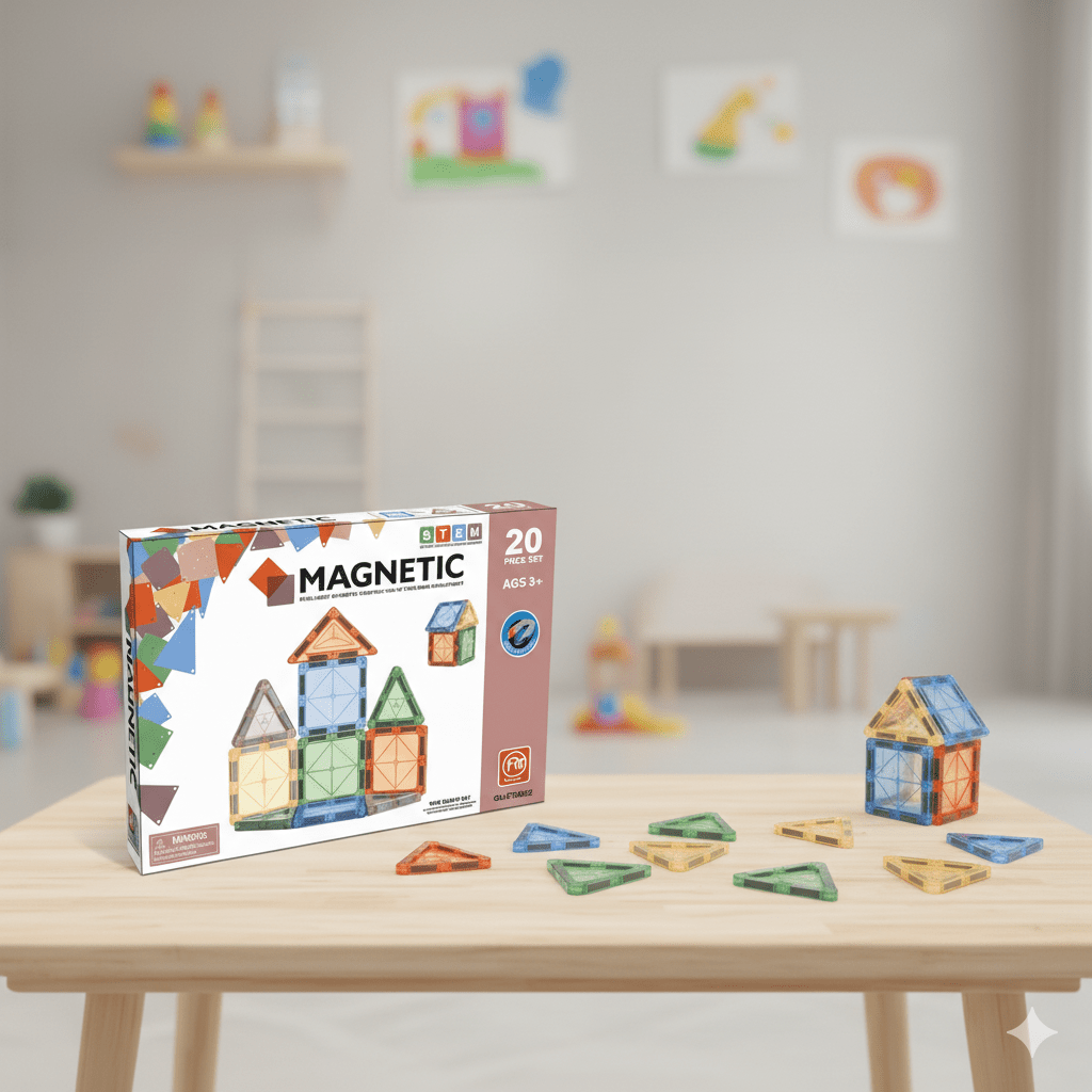 Tiles Magnetic Building Blocks for Kids