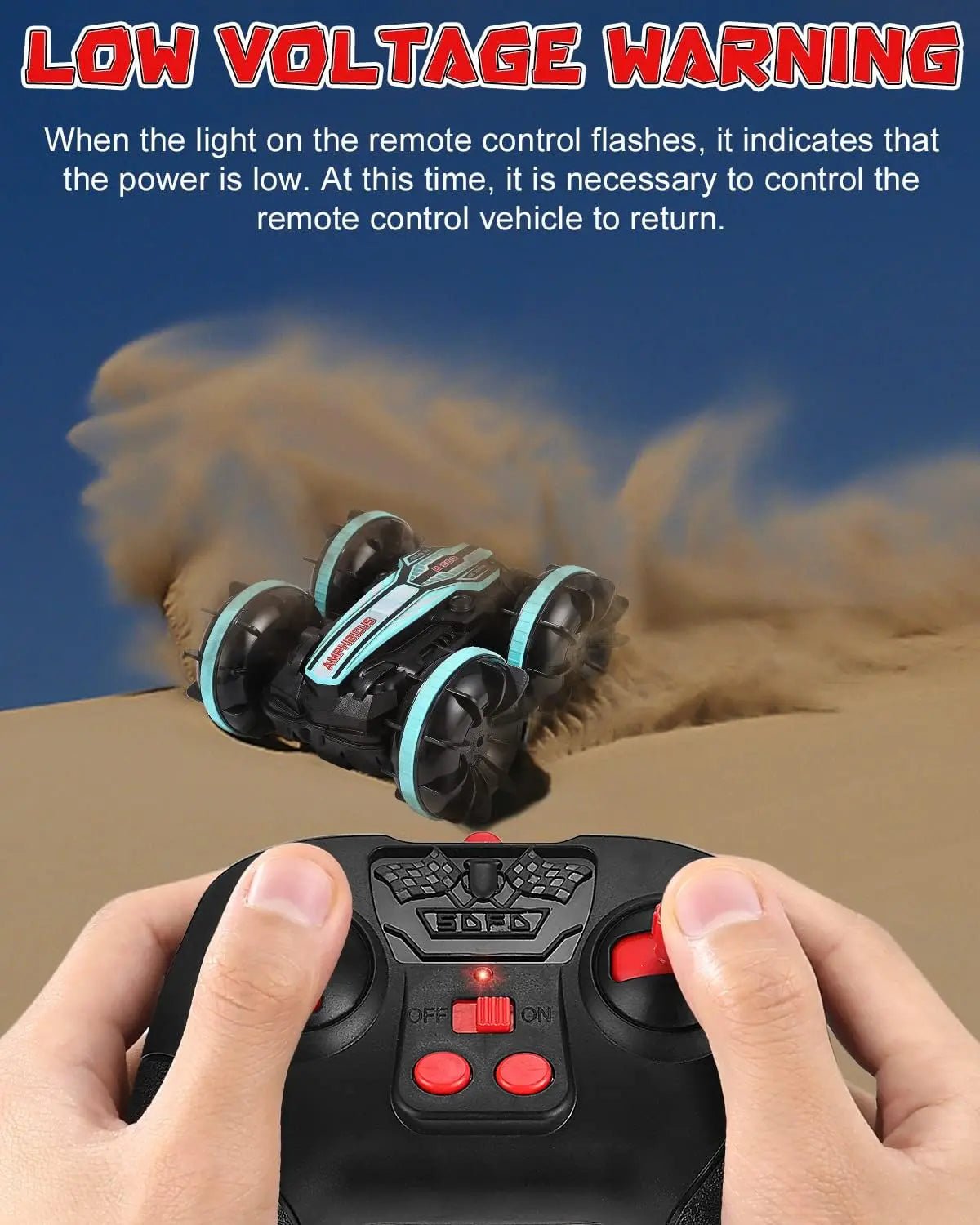 RC Water Stunt Car for Kids & Adults