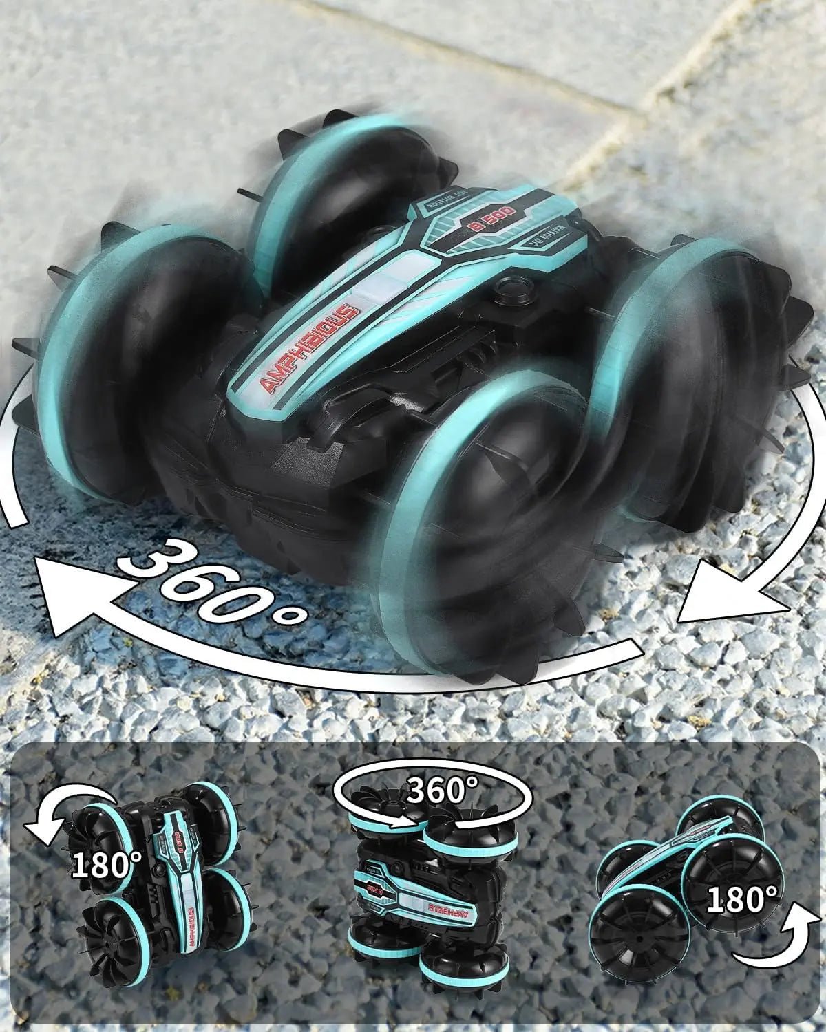 RC Water Stunt Car for Kids & Adults