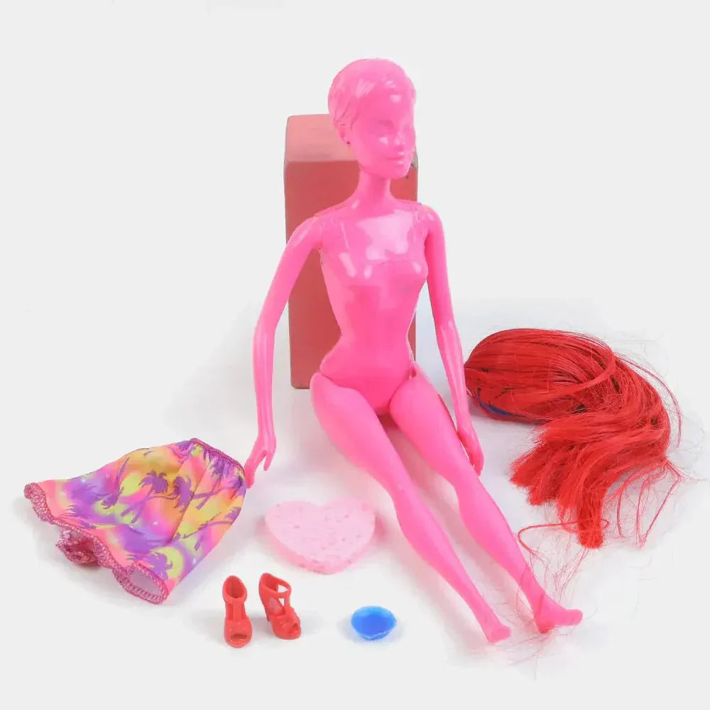 BEAUTY DOLL DISCOLORATION, REVEAL SET FOR GIRLS