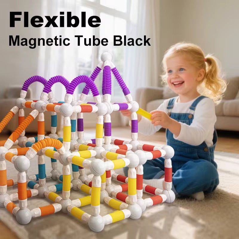 Flexible Magnetic Tube Building Blocks (26pcs)
