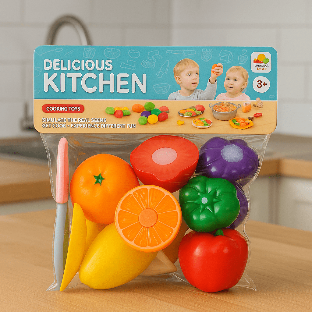 Food Cutting Play Set For Kids (Random Set)