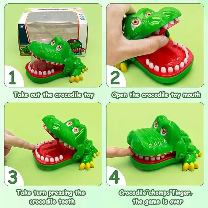 Crocodile Teeth Toys Game for Kids, Crocodile Biting Finger Dentist Games