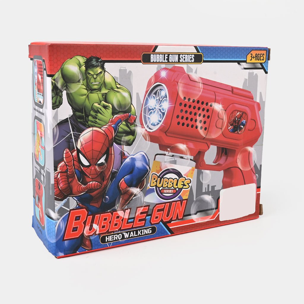 Super Hero Avengers Electric Bubble Machine for Kids (Random Color)