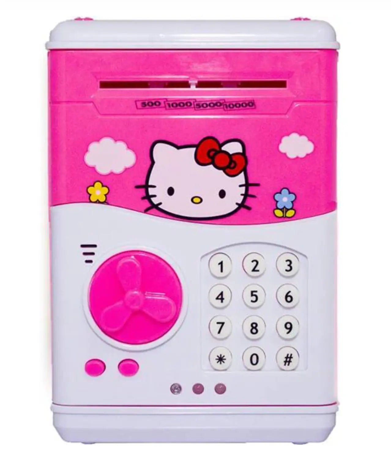 Piggy Bank ATM Password Unlock, Mini ATM Money Saving Box for Kids, Cartoon Safe Bank, Electronic Piggy Bank