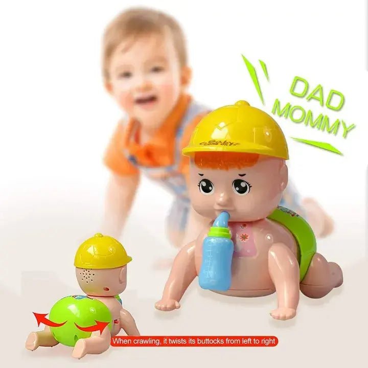 Electric Crawling Baby Toy With Sound & Music