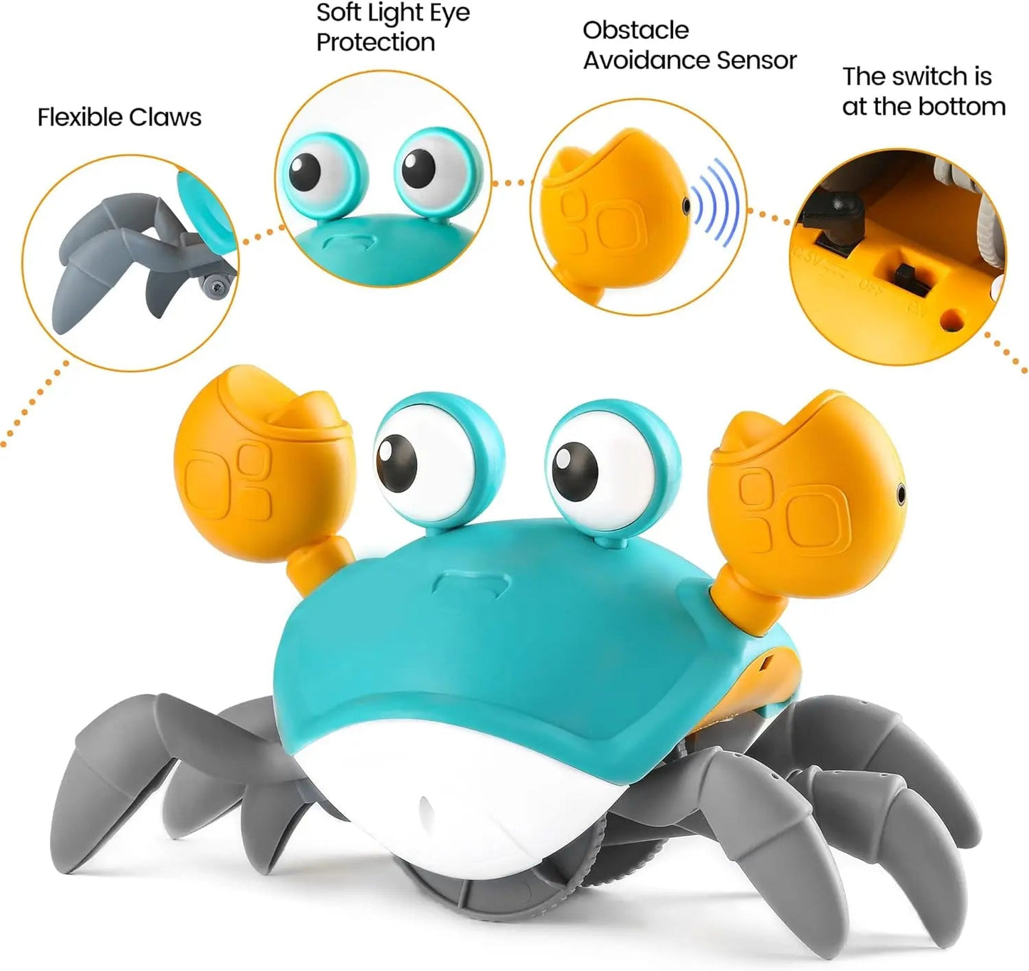Electric Crawling Crab Toy