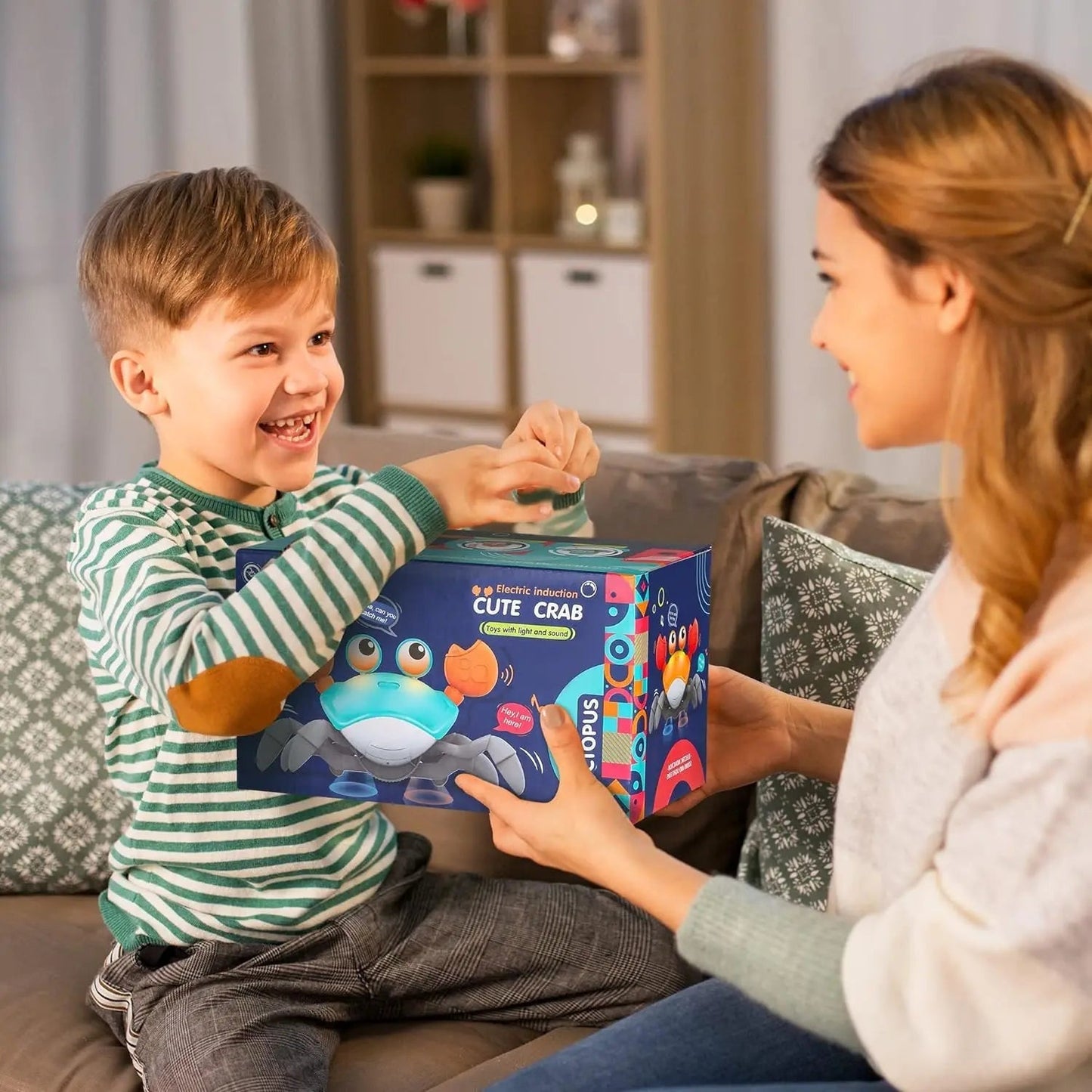 Electric Crawling Crab Toy