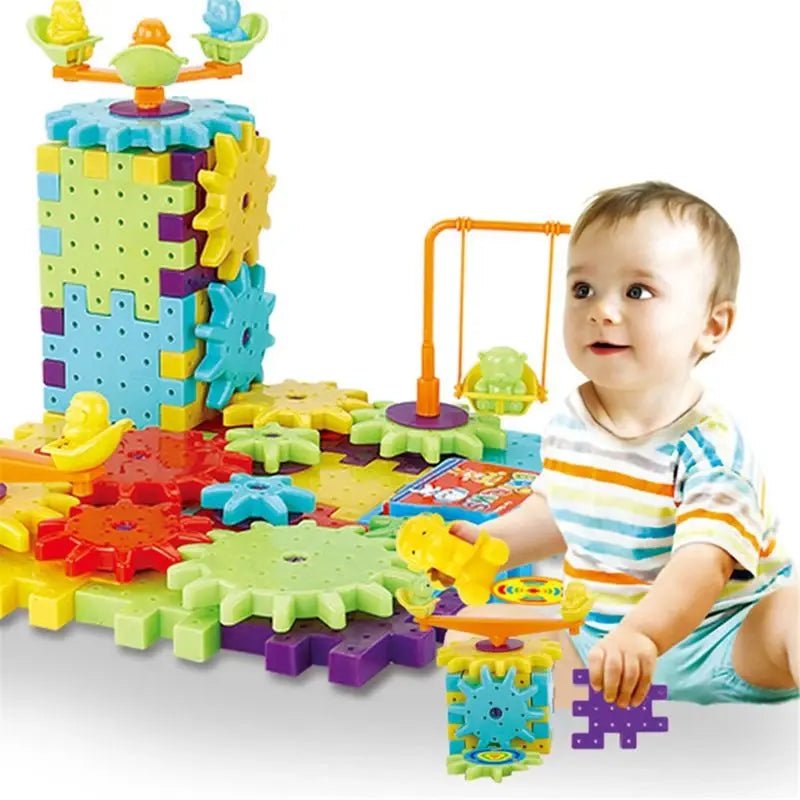 Electric Gear Building Block  Toy (53pcs set)