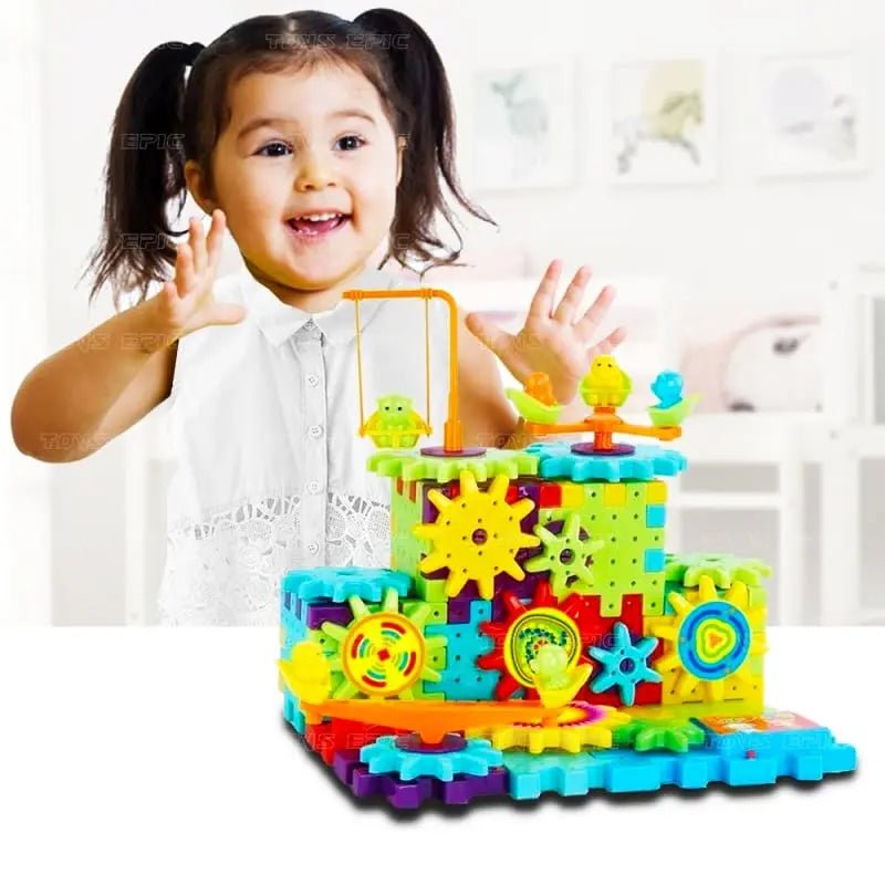 Electric Gear Building Block  Toy (53pcs set)