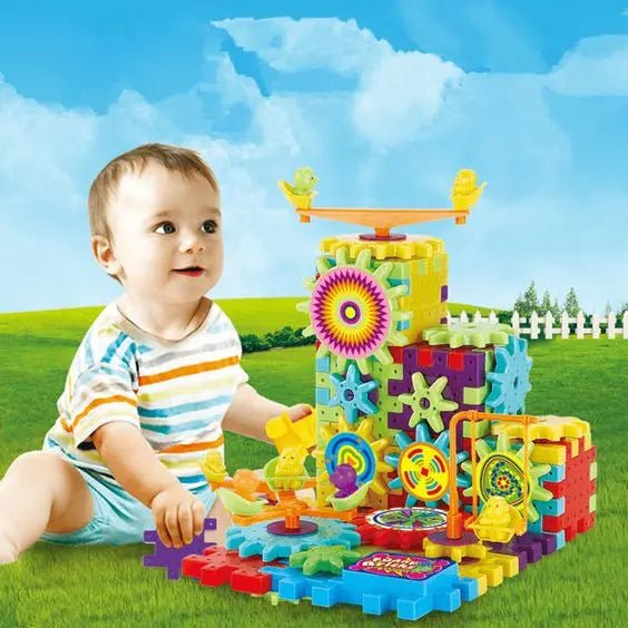 Electric Gear Building Block  Toy (53pcs set)