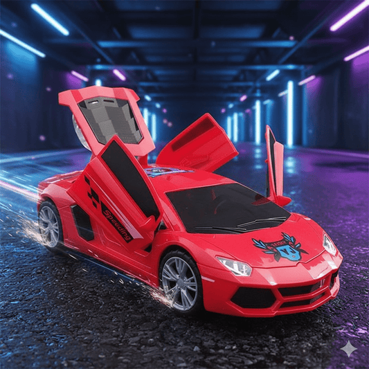3D Super Car With 360 Degree Rotation For Kids