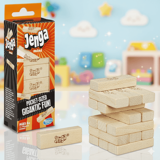 Classic Jenga Wooden Stacking Tower Board Game for Kids & Adults
