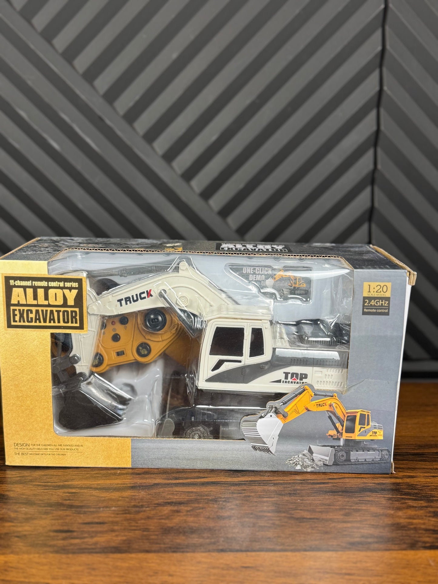 Remote Control Excavator Toy For Kids