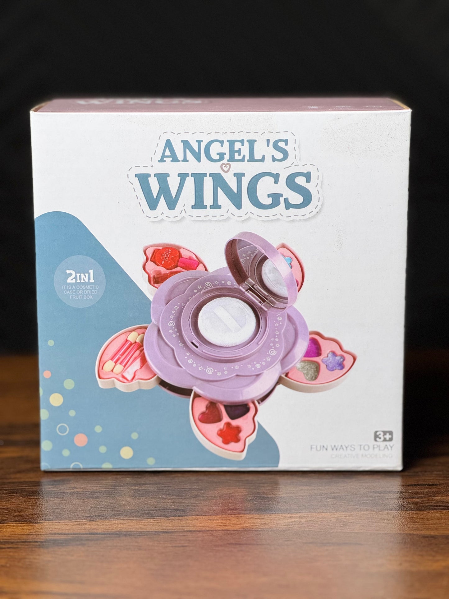 Angel Wings Cosmetics Makeup Toy Set For Kids