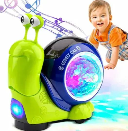 Interactive Musical Crawling Snail Toy For kids
