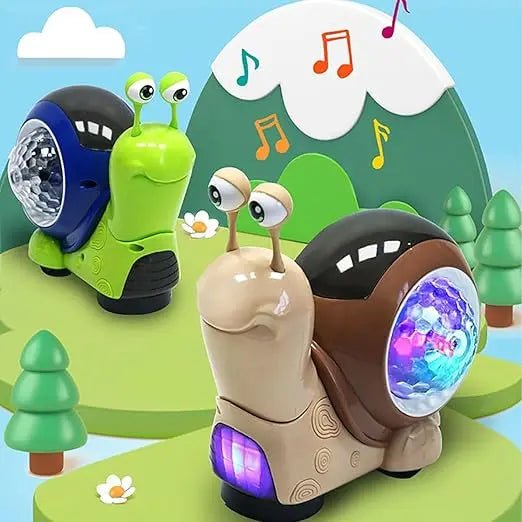 Interactive Musical Crawling Snail Toy For kids