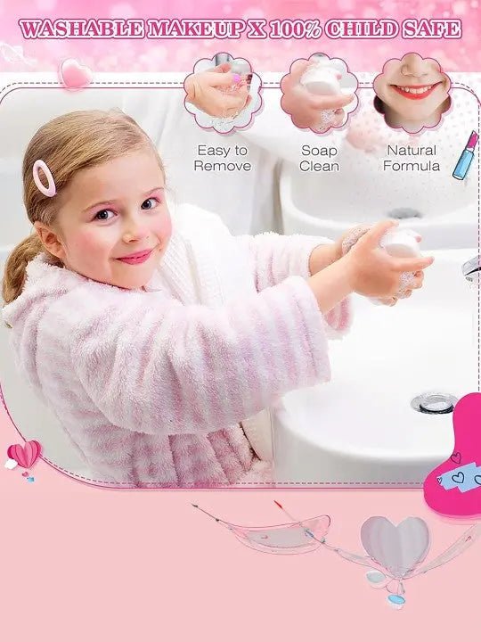 Kids Pretend Makeup Kit - 41 Pcs (1026-40)