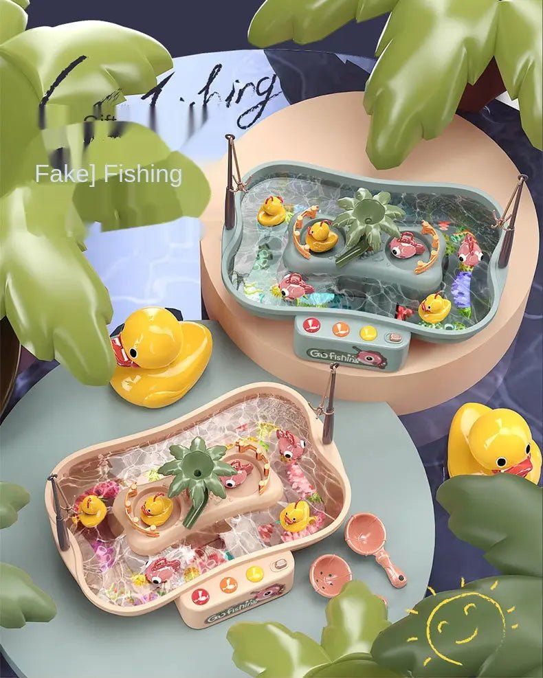 Large Fish Catching Game for Kids with Lights & Melody