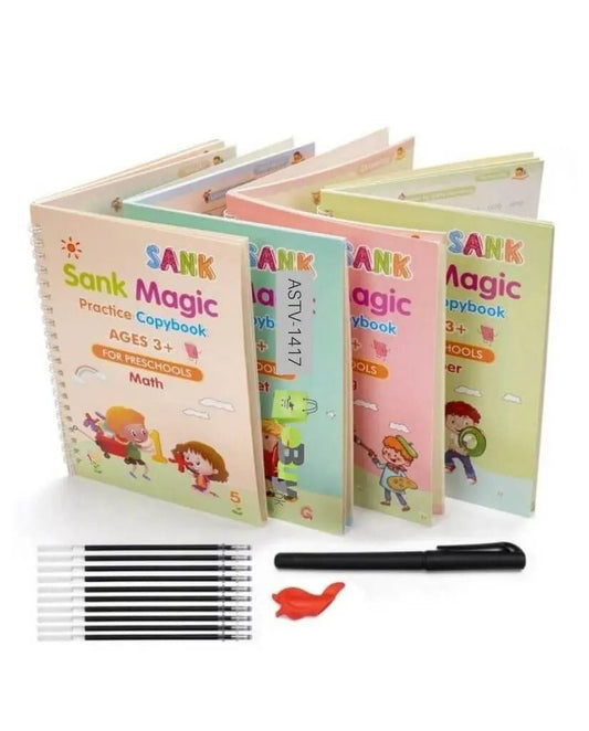 Magic Practice Copybook (Set Of 4)