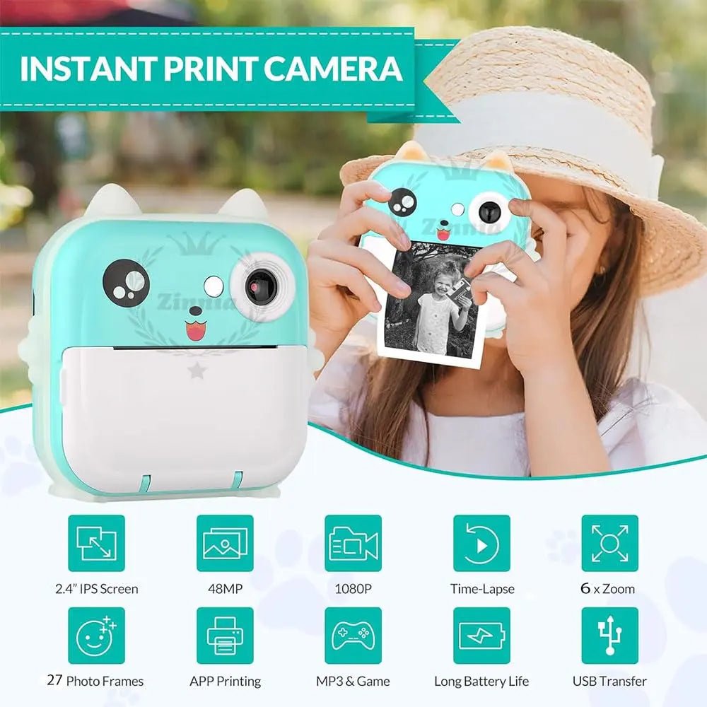 Mini Pocket Instant Camera Printer