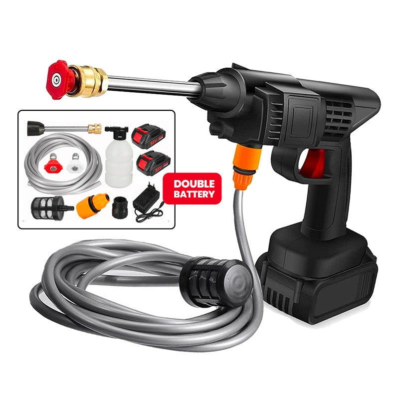 Wireless High Pressure Washer Gun With Single Battery and Premium Quality Box