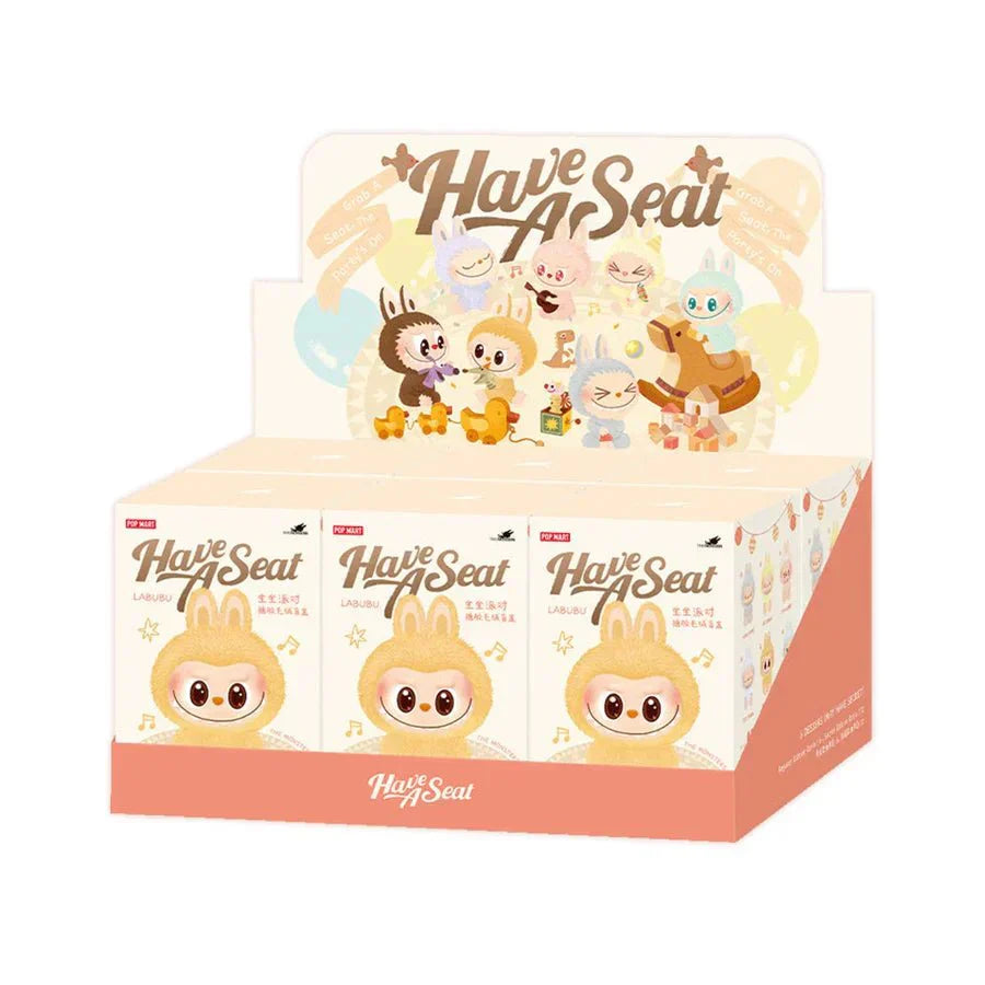 Labubu Have a Seat Monster Plush Keychain Blind Box (Random Character) - 1 PC