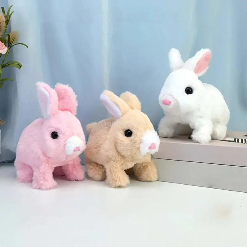 Plush Rabbit Toy with Sound and Motion for Kids (Random Colors)