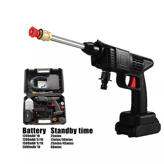 Wireless High Pressure Washer Gun With Single Battery and Premium Quality Box