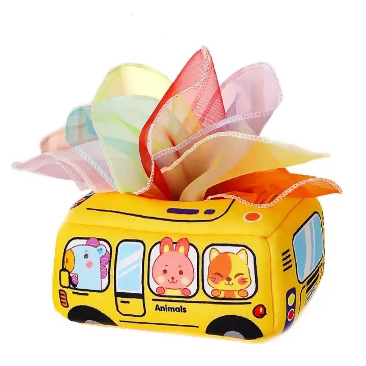 Pull Along Tissue Box Toy For Toddlers (Random Design)