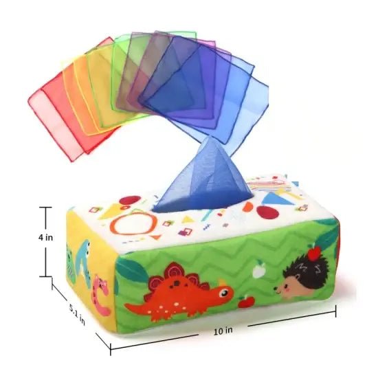 Pull Along Tissue Box Toy For Toddlers (Random Design)